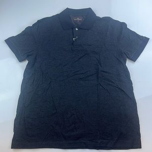 Black Brown 1826 Polo Shirt S79-1
